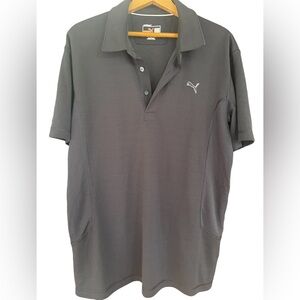 🔥⛳️Puma performance black golf shirt size M with performance stretch! Excellent